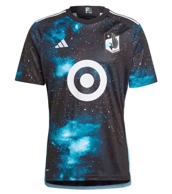 Adult Minnesota United FC adidas 2024-25 Black Home Kit Replica Jersey - Men's