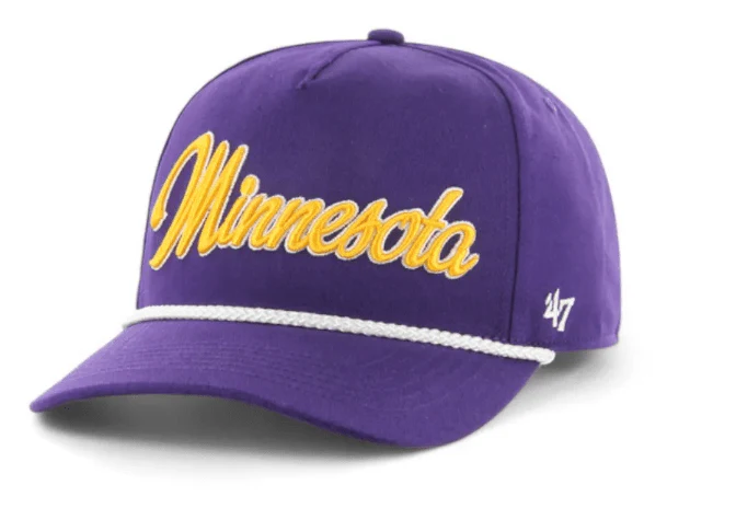 Adult Minnesota Vikings '47 Overhand Hitch Purple Adjustable Snapback Hat - Men's - Image 3