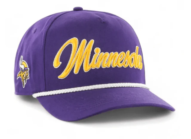 Adult Minnesota Vikings '47 Overhand Hitch Purple Adjustable Snapback Hat - Men's - Image 4