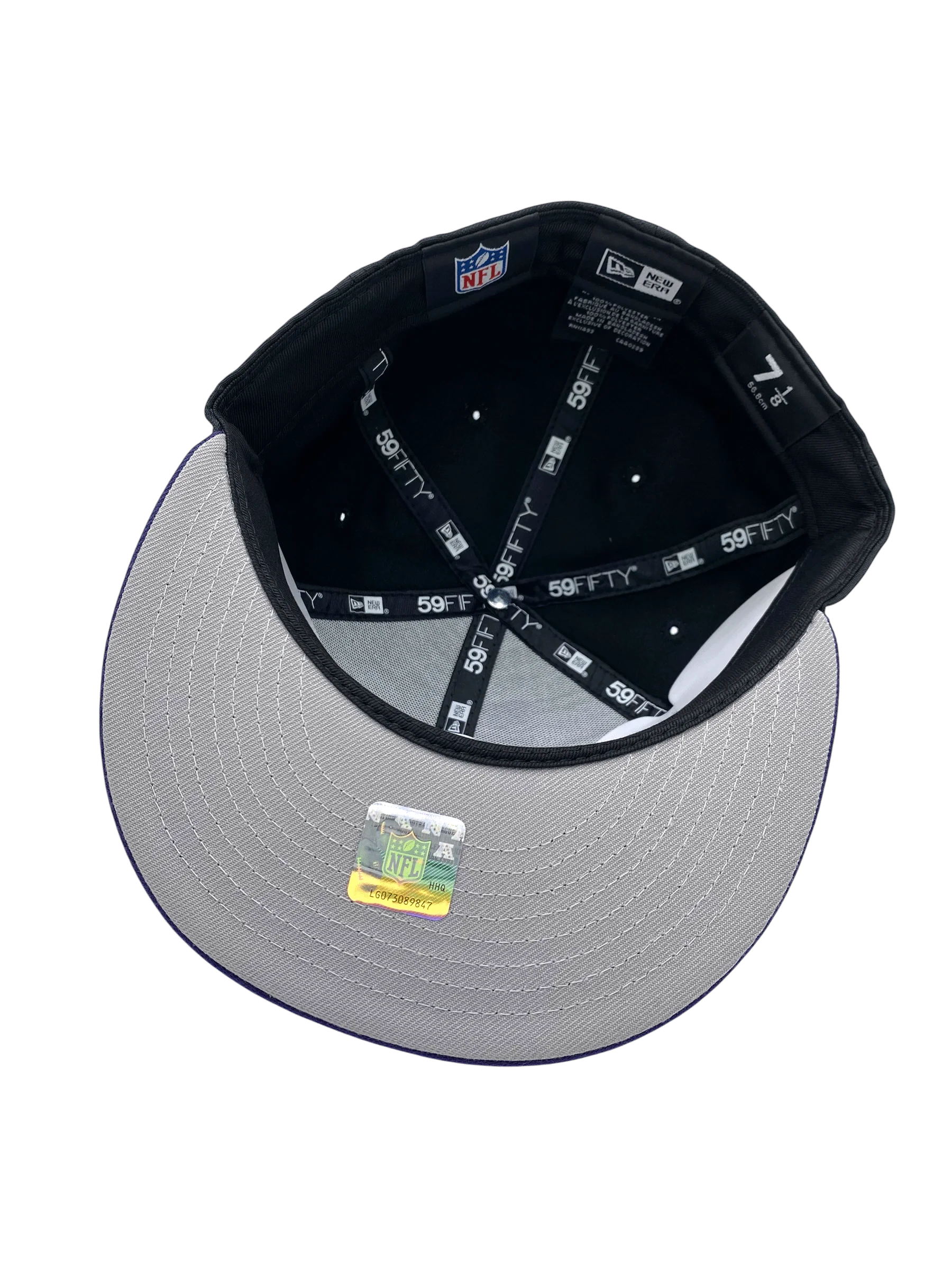 Minnesota Vikings New Era Black Camo/Purple Custom Midnight Camo Side Patch 59FIFTY Fitted Hat - Men's - Image 3