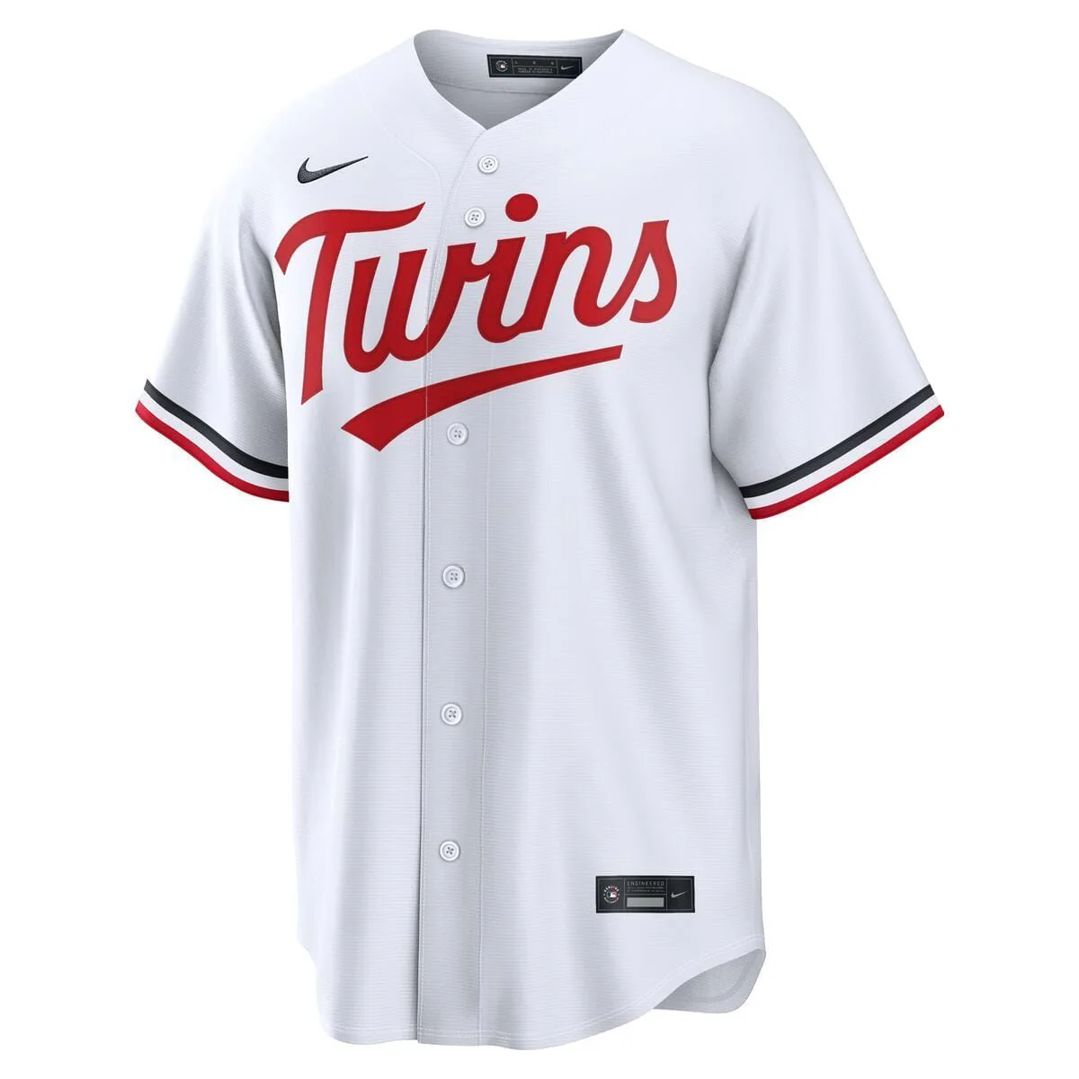 Adult Minnesota Twins White Home Replica Nike Jersey - Men's - Image 2