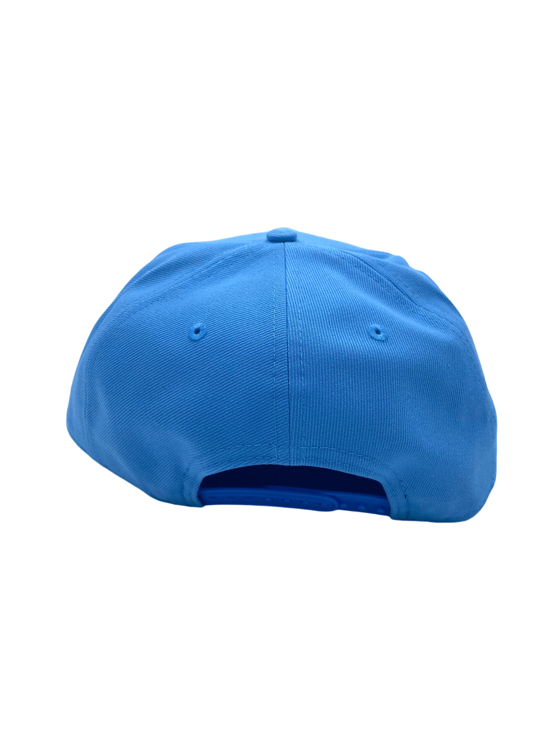 Adult North Carolina Tar Heels New Era Light Blue Script A-Frame 9FIFTY Adjustable Snapback Hat- Men's - Image 6