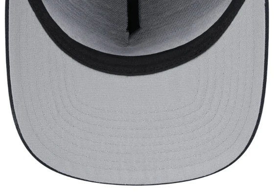 Adult Notre Dame Fighting Irish New Era Navy Script A-Frame 9FIFTY Adjustable Snapback Hat- Men's - Image 3