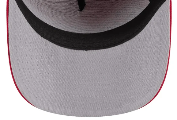Adult Ohio State Buckeyes New Era Red Script A-Frame 9FIFTY Adjustable Snapback Hat- Men's - Image 3