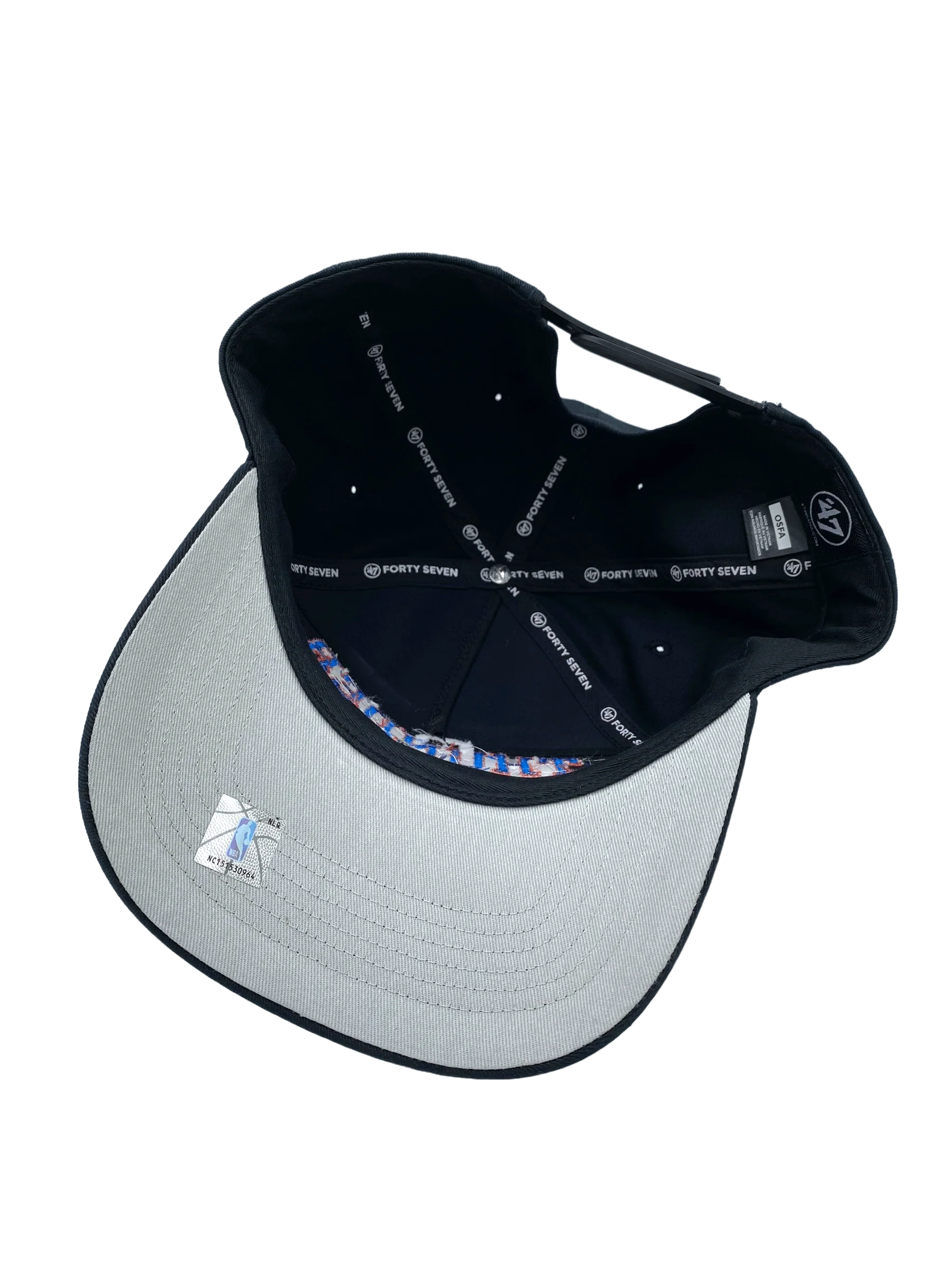 Adult Oklahoma City Thunder '47 Black Roscoe Hitch Adjustable Snapback Hat - Men's - Image 7