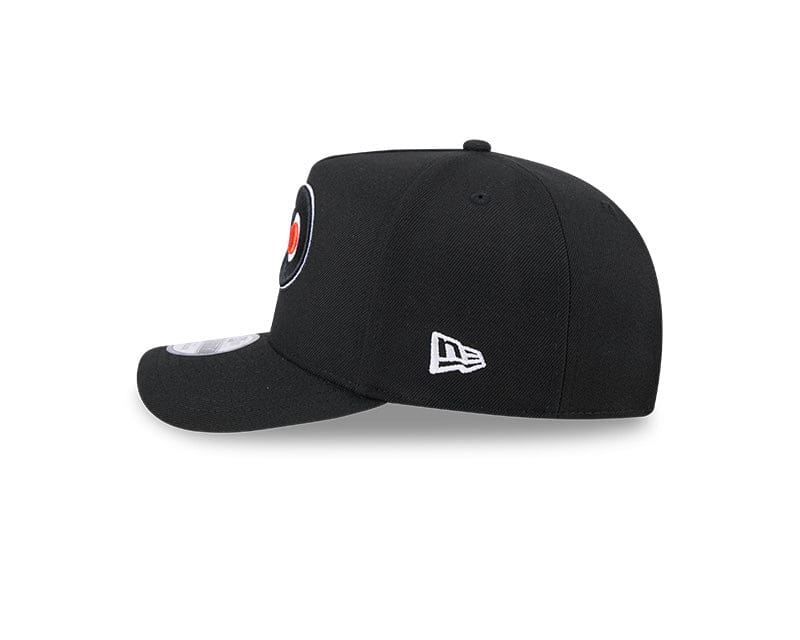 Adult Philadelphia Flyers New Era Black A-Frame 9FIFTY Adjustable Snapback Hat - Men's - Image 6