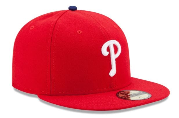 Adult Philadelphia Phillies New Era Red On-Field Authentic Collection 59FIFTY Fitted Hat - Men's - Image 4