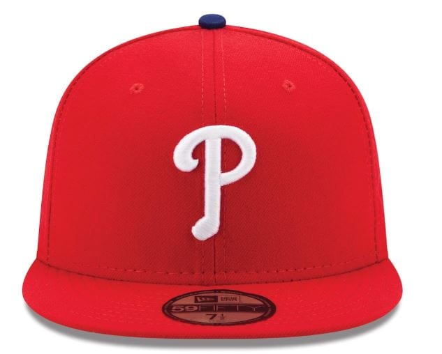 Adult Philadelphia Phillies New Era Red On-Field Authentic Collection 59FIFTY Fitted Hat - Men's - Image 5