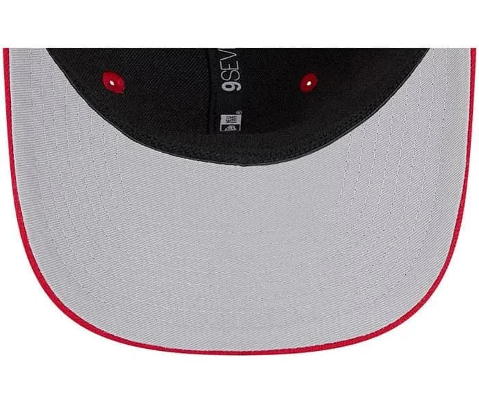 Adult Chicago Blackhawks New Era Red Basic 9SEVENTY Stretch-Snapback Hat - Men's - Image 4