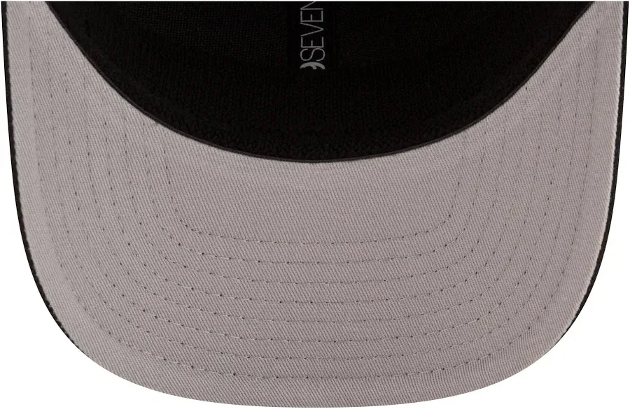 Adult Chicago Bulls New Era Black Basic 9SEVENTY Stretch-Snapback Hat - Men's - Image 4