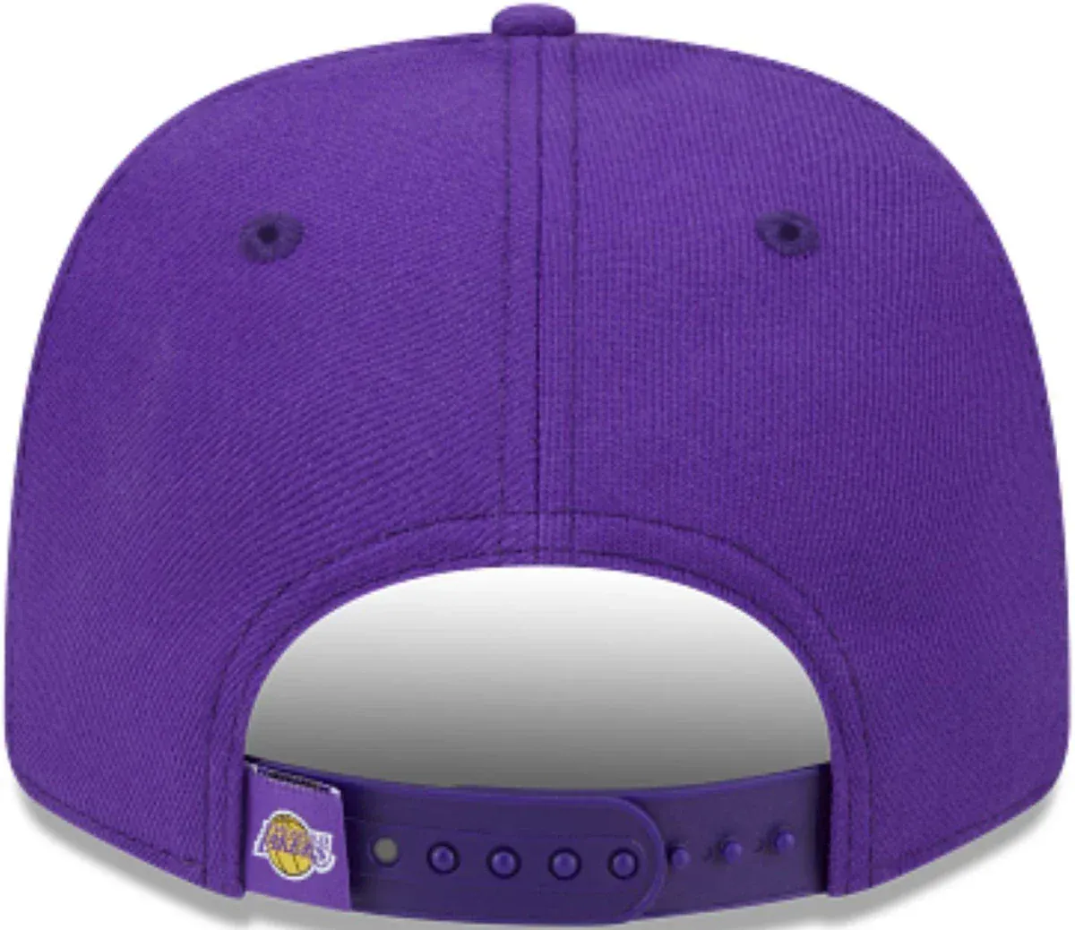 Adult Los Angeles Lakers New Era Purple Basic 9SEVENTY Stretch-Snapback Hat - Men's - Image 4