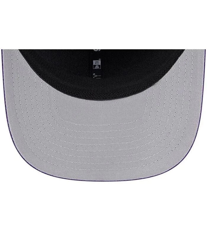 Adult Los Angeles Lakers New Era Purple Basic 9SEVENTY Stretch-Snapback Hat - Men's - Image 5
