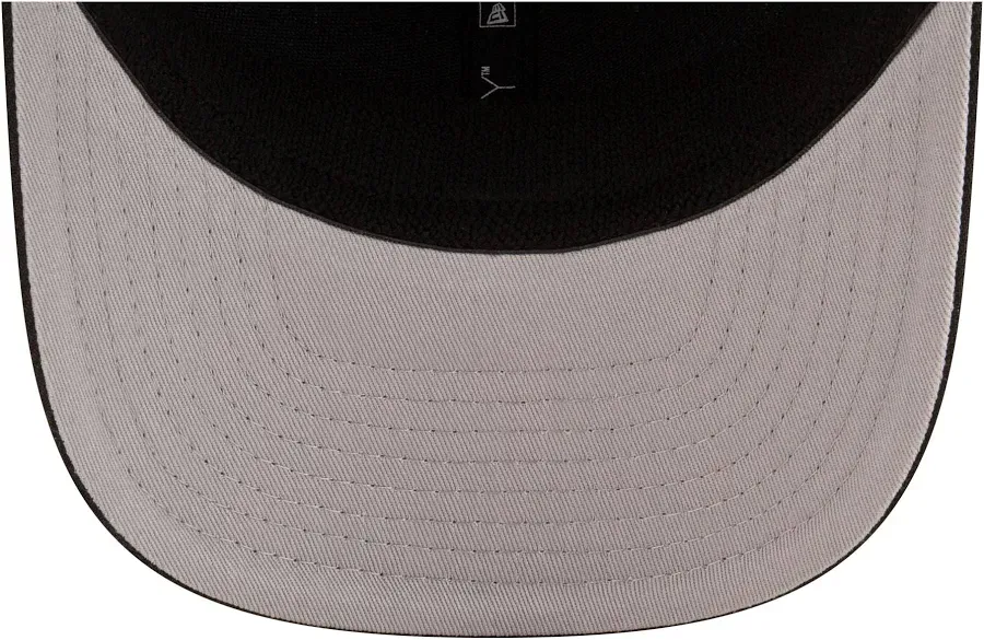 Adult San Jose Sharks New Era Black Basic 9SEVENTY Stretch-Snapback Hat - Men's - Image 5
