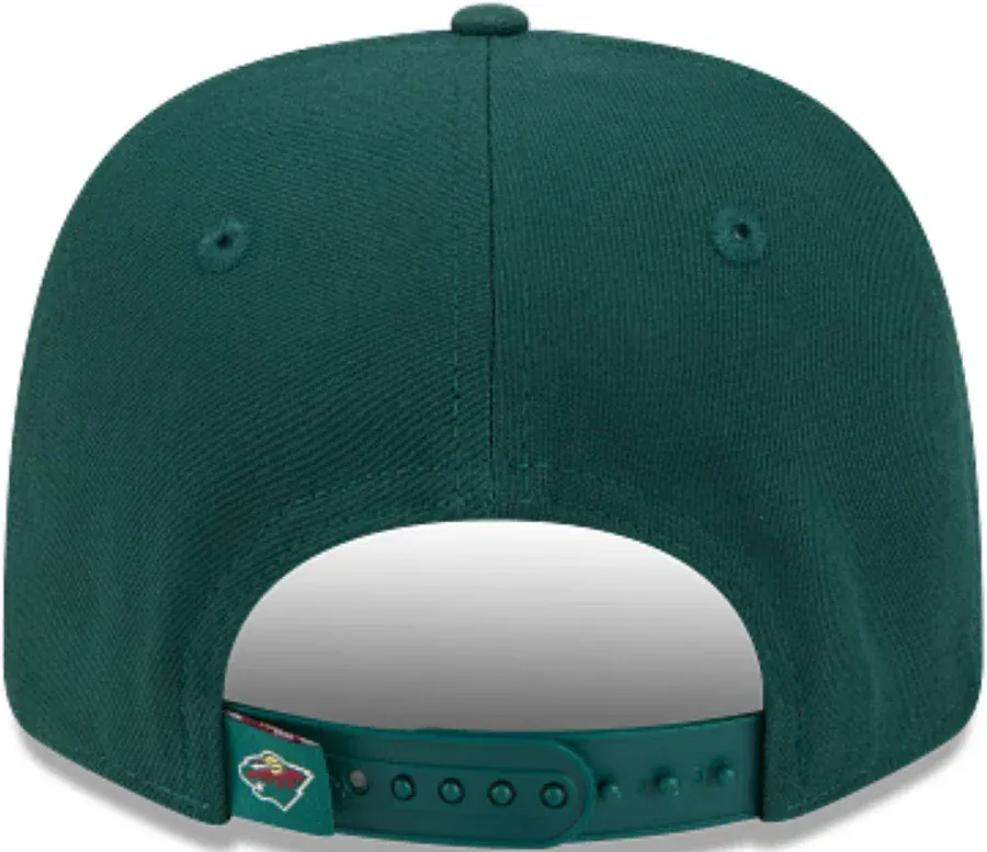 Adult Minnesota Wild New Era Green Basic 9SEVENTY Stretch-Snapback Hat - Men's - Image 4