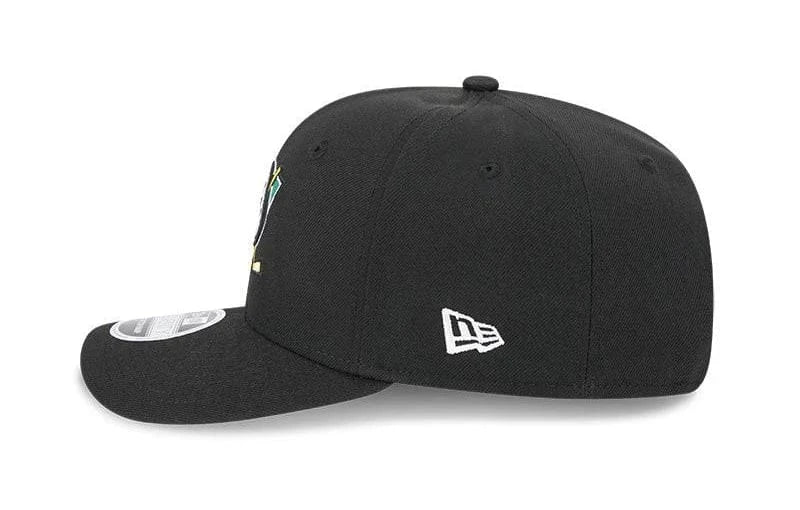 Adult Anaheim Ducks New Era Black Basic 9SEVENTY Stretch-Snapback Hat - Men's - Image 3