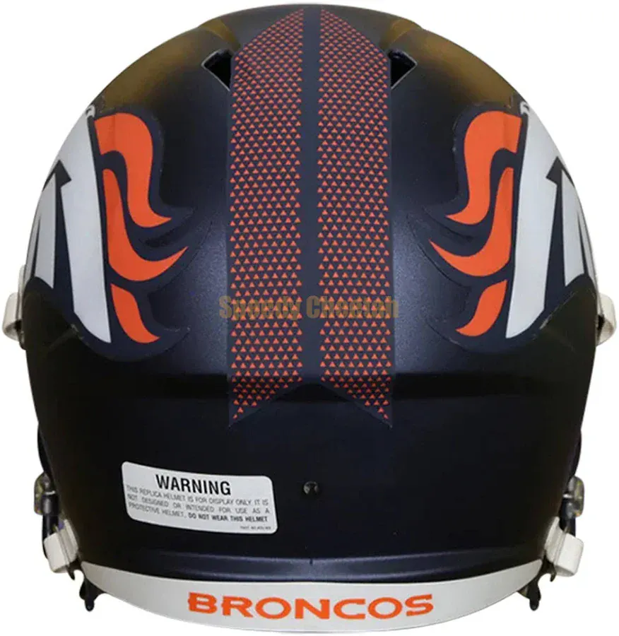 Riddell Denver Broncos Speed Replica Full Size Helmet - Image 2