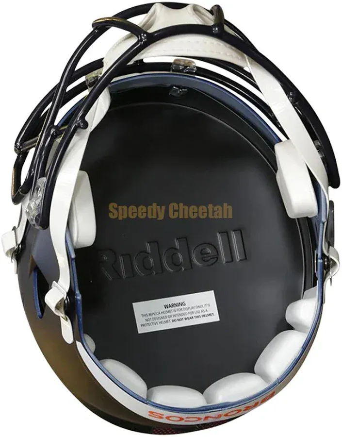 Riddell Denver Broncos Speed Replica Full Size Helmet - Image 4