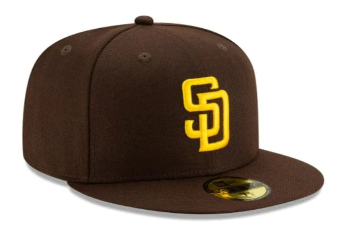 Adult San Diego Padres New Era Brown Home Authentic Collection On-Field 59FIFTY Fitted Hat - Men's - Image 3