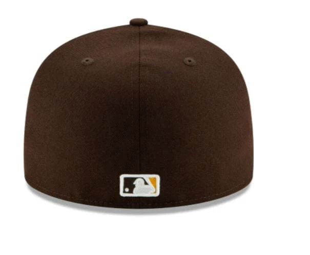 Adult San Diego Padres New Era Brown Home Authentic Collection On-Field 59FIFTY Fitted Hat - Men's - Image 4
