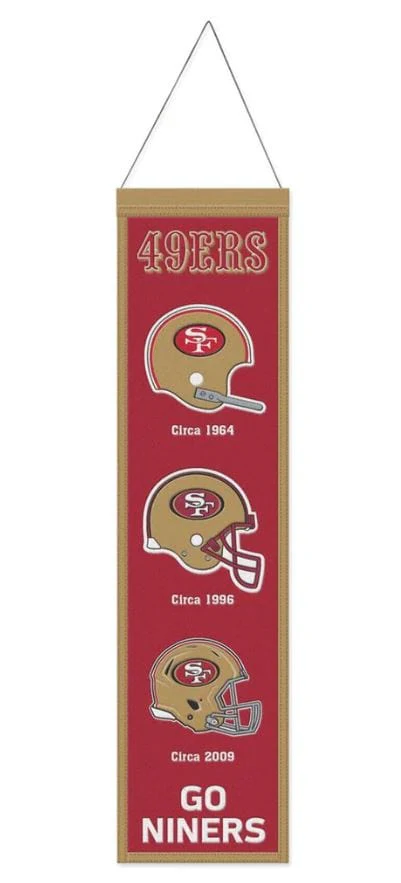 All Ages San Francisco 49ers WinCraft 8'' x 32'' Evolution Banner - Unisex