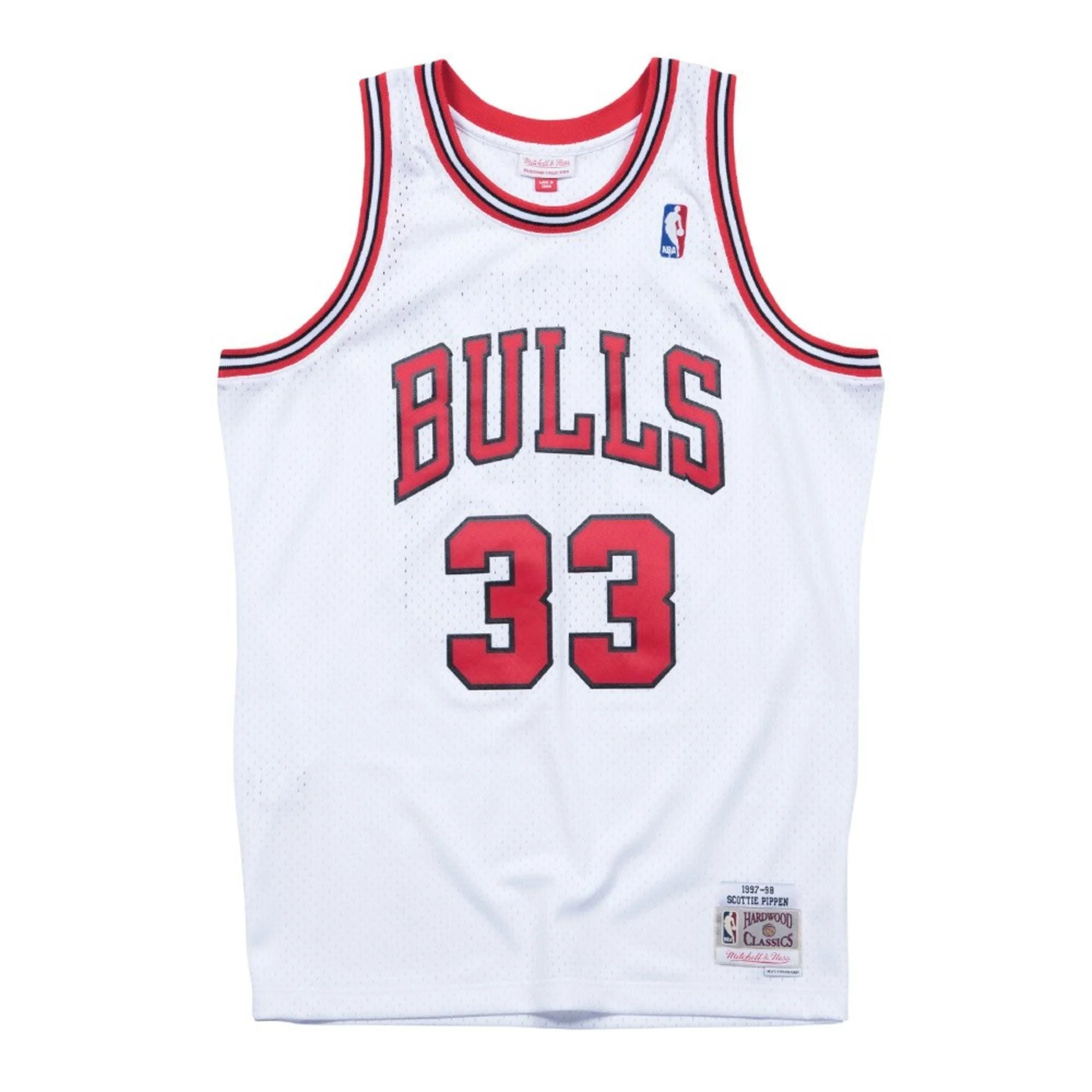 Adult Scottie Pippen Chicago Bulls Men's White Mitchell & Ness Throwback Swingman Jersey - Men's - Image 2