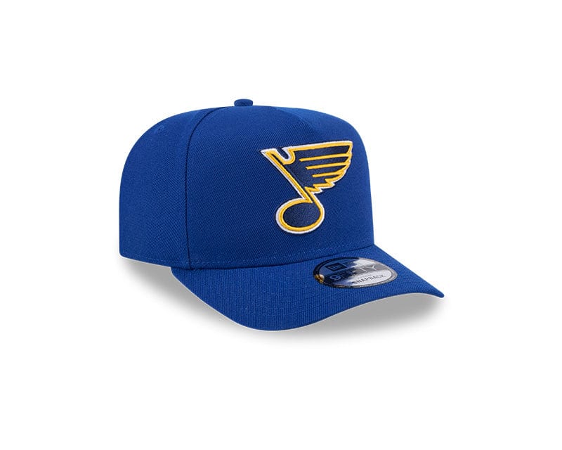 Adult St. Louis Blues New Era Blue A-Frame 9FIFTY Adjustable Snapback Hat - Men's - Image 4