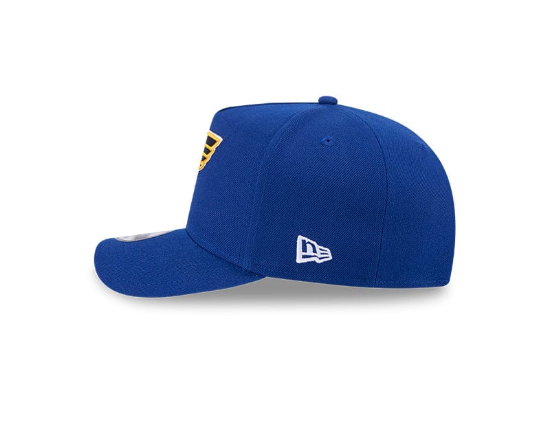 Adult St. Louis Blues New Era Blue A-Frame 9FIFTY Adjustable Snapback Hat - Men's - Image 6