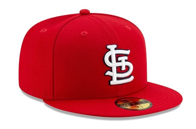 Adult St. Louis Cardinals New Era Red On-Field Authentic Collection 59FIFTY Fitted Hat - Men's - Image 3