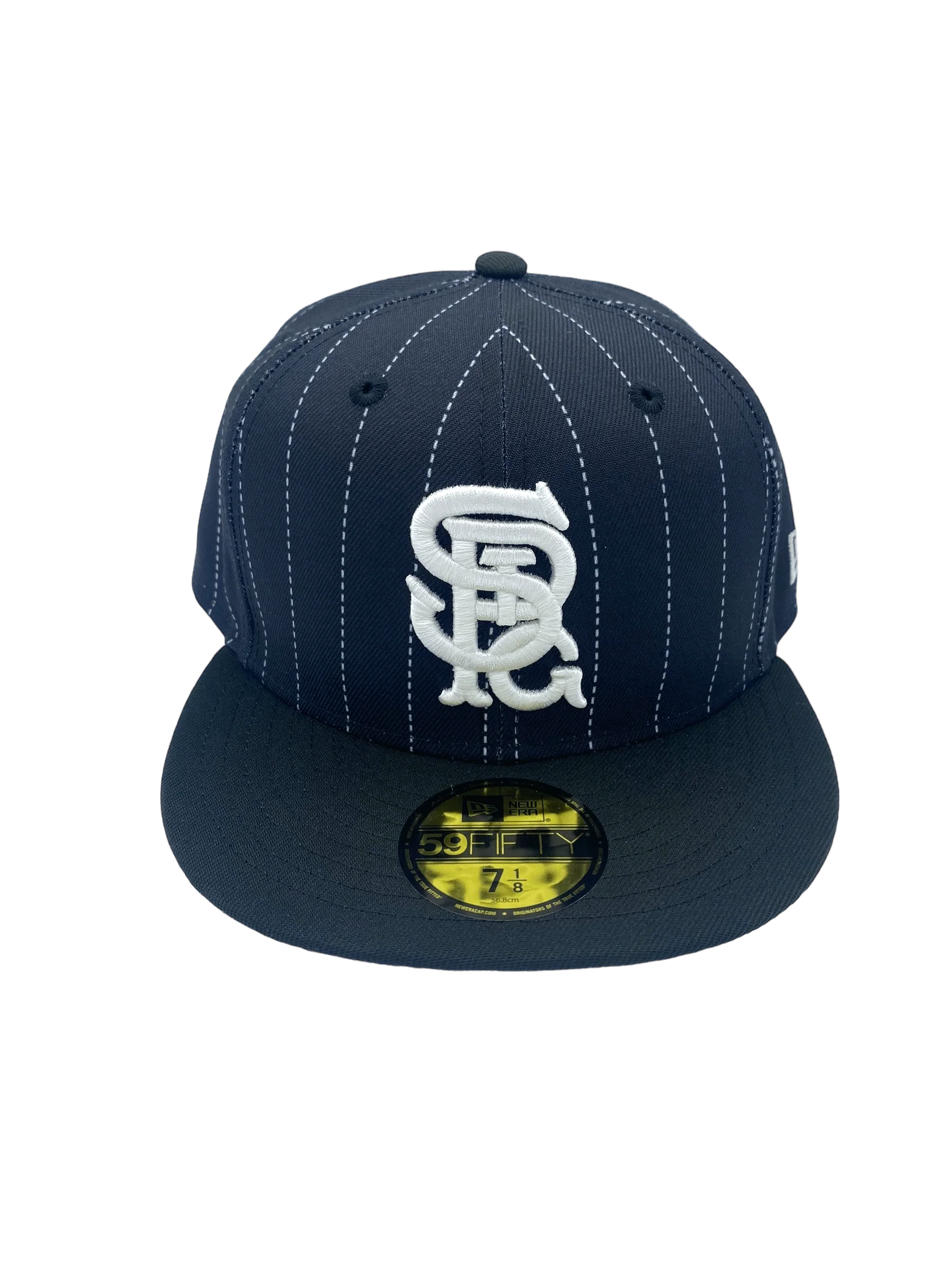 Adult St. Paul Gophers New Era Black Pinstripe Custom 59FIFTY Fitted Hat - Men's - Image 3