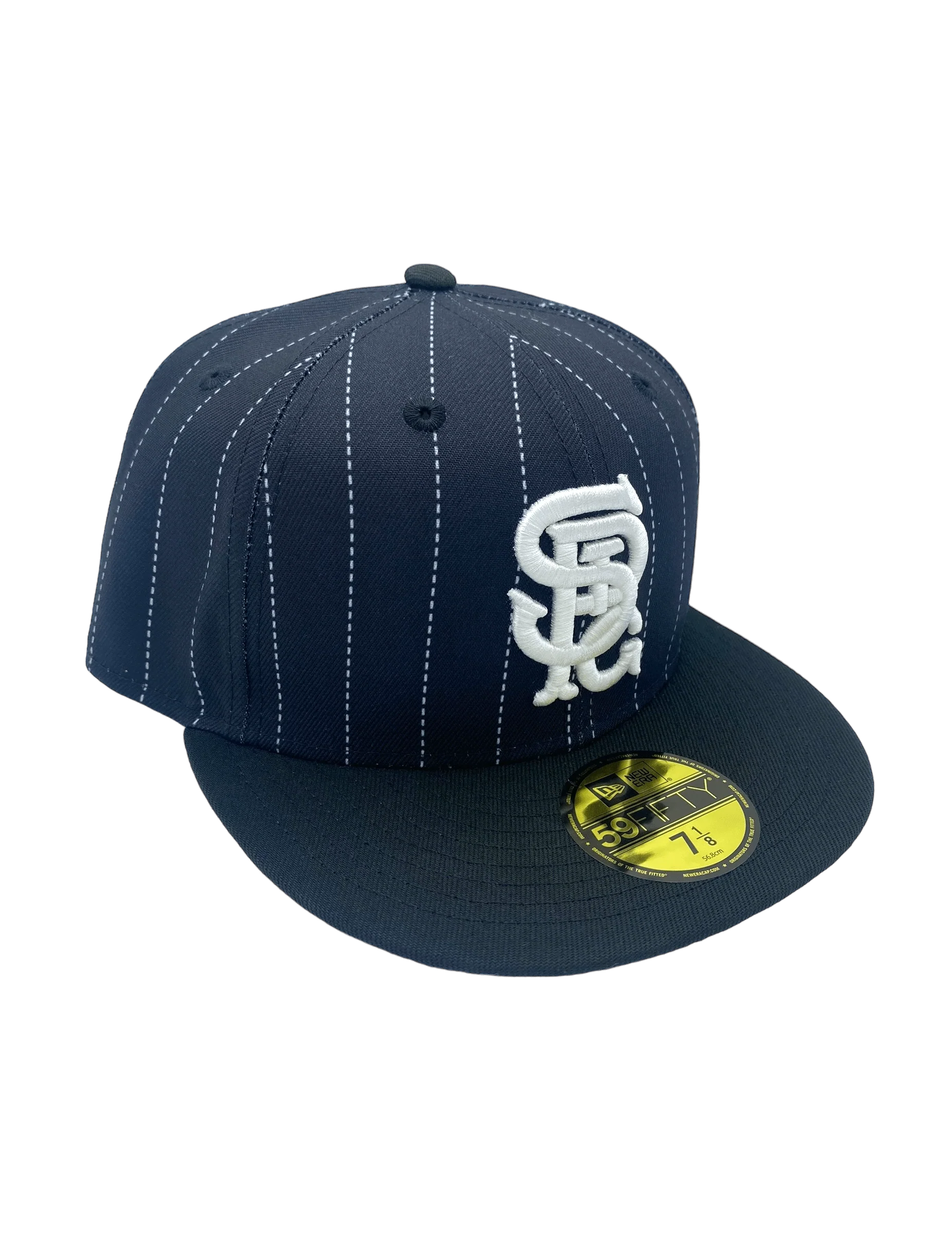 Adult St. Paul Gophers New Era Black Pinstripe Custom 59FIFTY Fitted Hat - Men's - Image 4
