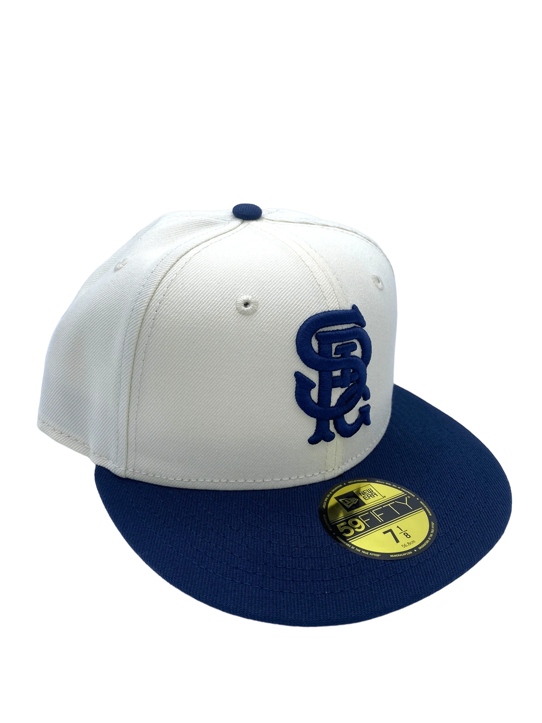 Adult St. Paul Gophers New Era Chrome/Navy Custom 59FIFTY Fitted Hat - Men's - Image 4