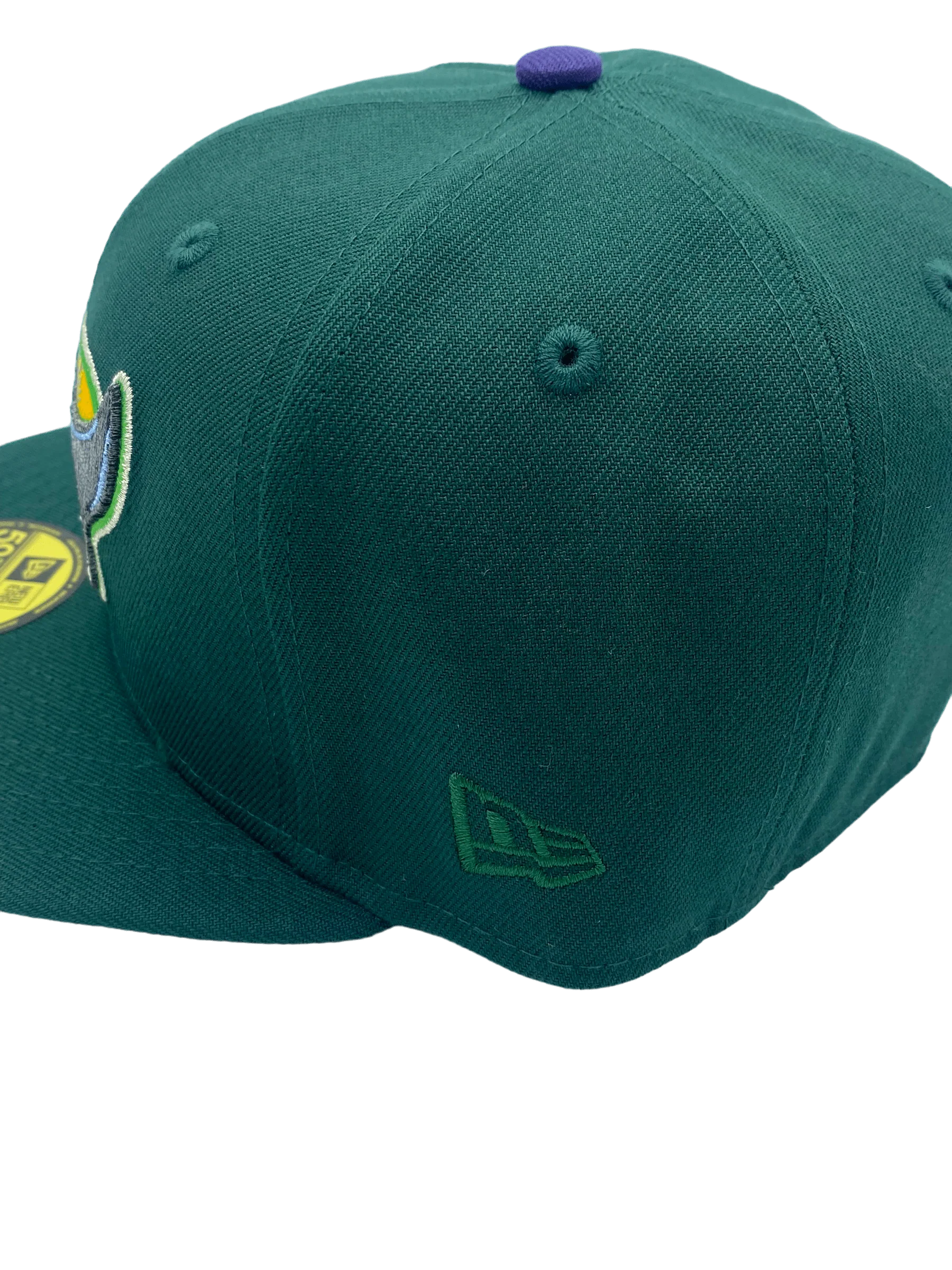Adult Tampa Bay Devil Rays New Era Green Custom Combo Side Patch 59FIFTY Fitted Hat - Men's - Image 5
