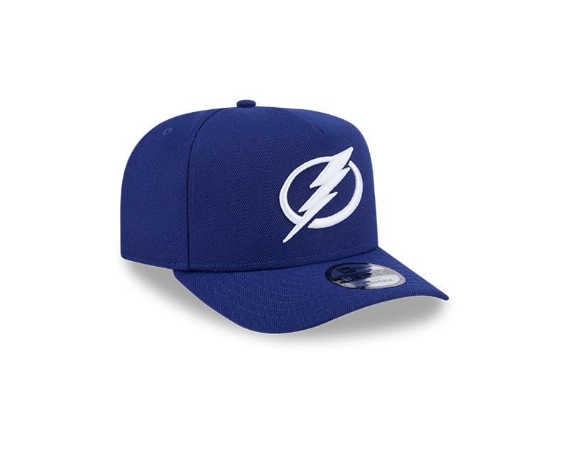 Adult Tampa Bay Lightning New Era Blue A-Frame 9FIFTY Adjustable Snapback Hat - Men's - Image 4
