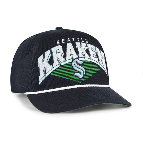 Adult Seattle Kraken '47 Brand Navy Pomona Rope Hitch Adjustable Snapback Hat - Men's - Image 2