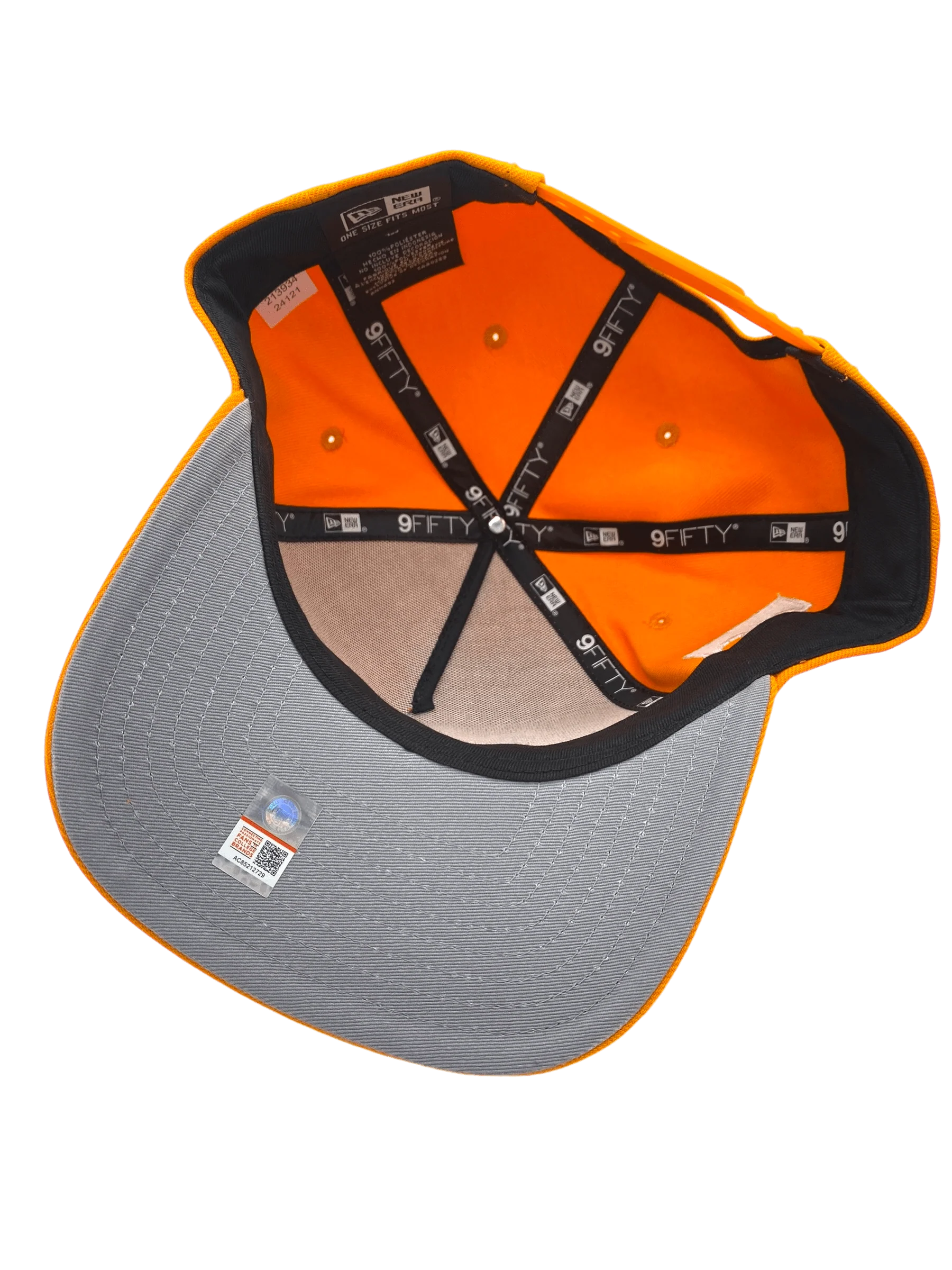 Adult Tennessee Volunteers New Era Orange Script A-Frame 9FIFTY Adjustable Snapback Hat - Men's - Image 6
