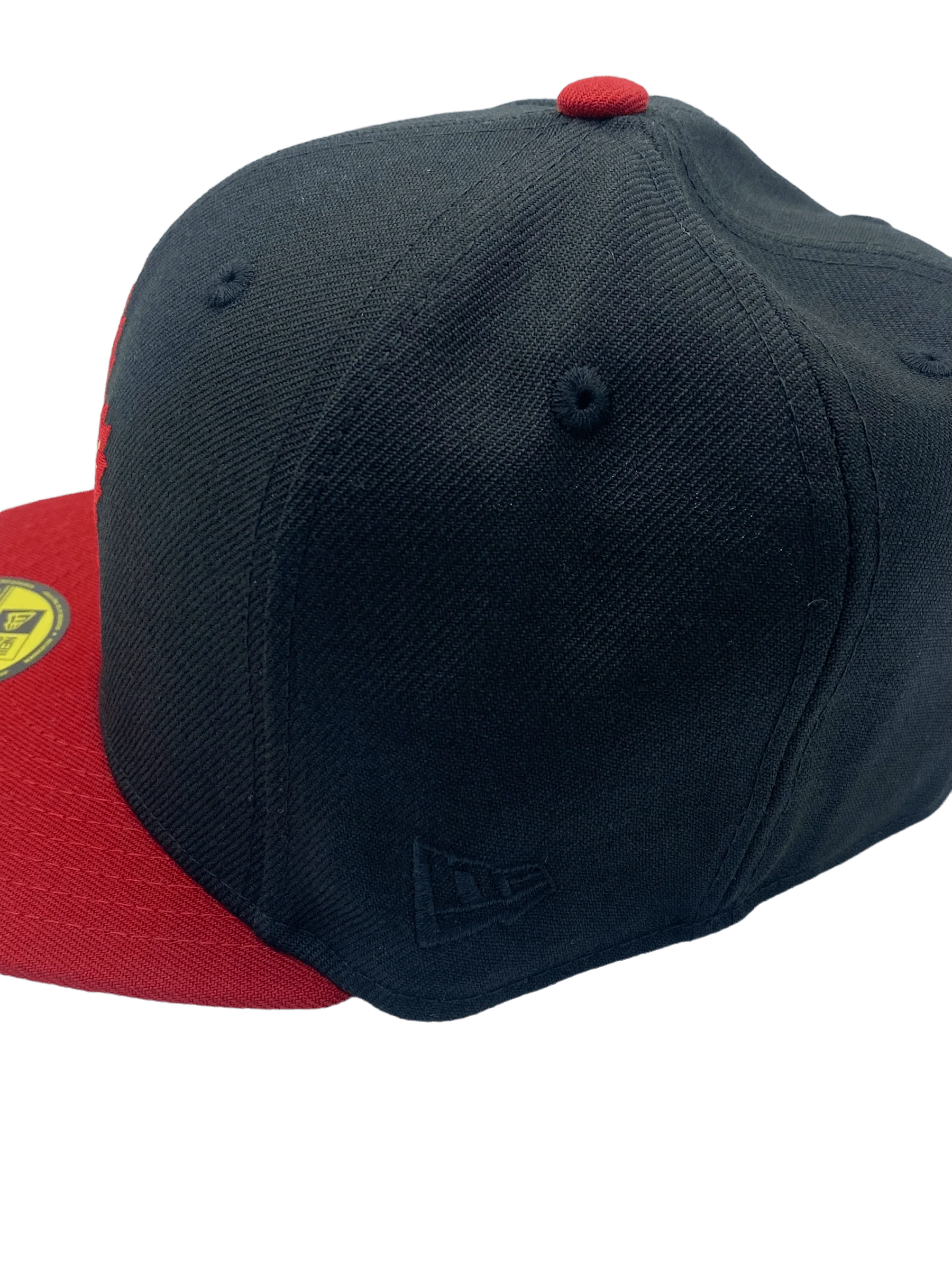 Adult Toronto Marlies New Era Black/Red AHL Custom Side Patch 59FIFTY Fitted Hat - Men's - Image 5
