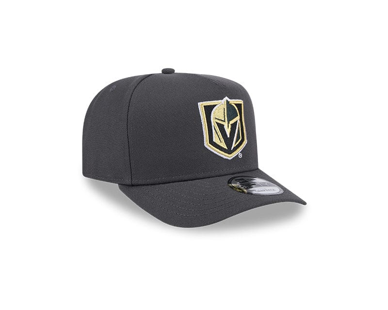 Adult Vegas Golden Knights New Era Gray A-Frame 9FIFTY Adjustable Snapback Hat - Men's - Image 4