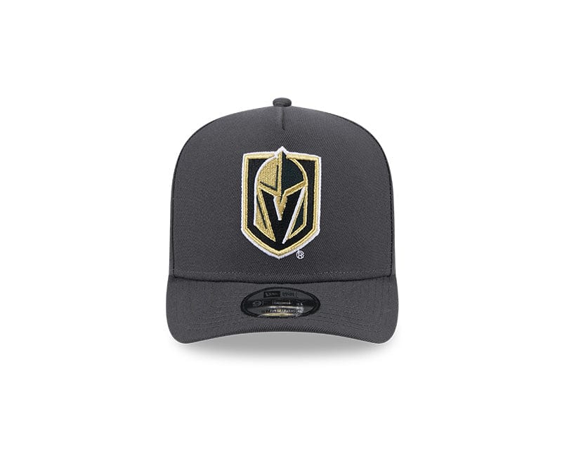 Adult Vegas Golden Knights New Era Gray A-Frame 9FIFTY Adjustable Snapback Hat - Men's - Image 5