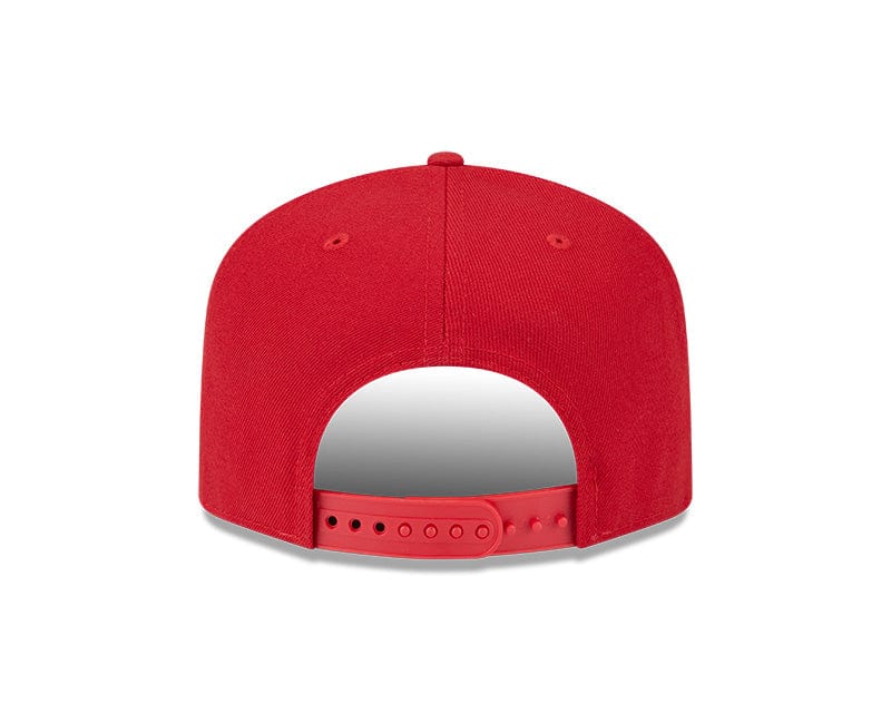 Adult Washington Capitals New Era Red A-Frame 9FIFTY Adjustable Snapback Hat - Men's - Image 2