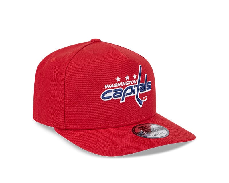 Adult Washington Capitals New Era Red A-Frame 9FIFTY Adjustable Snapback Hat - Men's - Image 4