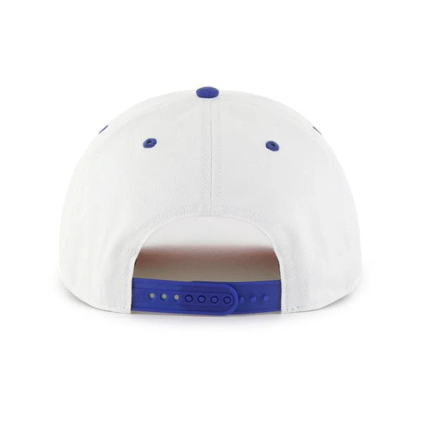 Adult Buffalo Bills '47 White/Blue Roscoe 2 Tone Hitch Adjustable Snapback Hat - Men's - Image 3