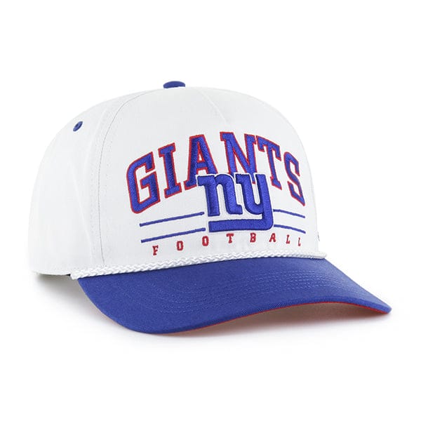 Adult New York Giants '47 White/Blue Roscoe 2 Tone Hitch Adjustable Snapback Hat - Men's - Image 2