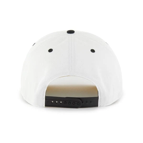 Adult New Orleans Saints '47 White/Black Roscoe 2 Tone Hitch Adjustable Snapback Hat - Men's - Image 3
