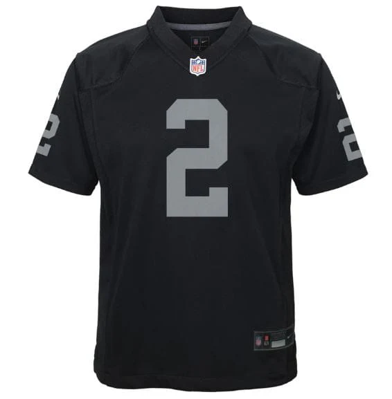 Youth Ashton Jeanty Las Vegas Raiders Black Nike Game Jersey - Unisex - Image 3