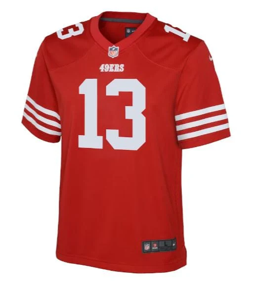 Youth Brock Purdy San Francisco 49ers Nike Red Game Jersey - Unisex - Image 3