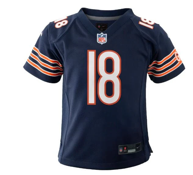 Youth Caleb Williams Chicago Bears Nike Navy Game Jersey - Unisex - Image 3