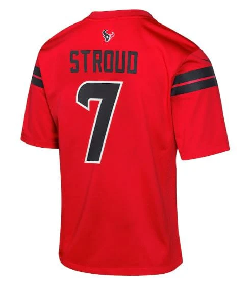 Youth CJ Stroud Houston Texans Nike Red Alternate Game Jersey - Unisex - Image 2