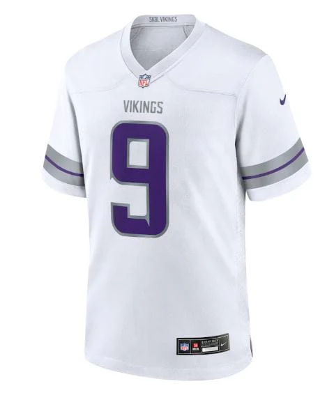 Youth JJ McCarthy Minnesota Vikings Nike White Winter Warrior Game Jersey - Unisex - Image 3