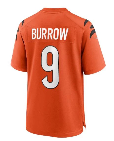 Youth Joe Burrow Cincinnati Bengals Nike Orange Game Jersey - Unisex - Image 2