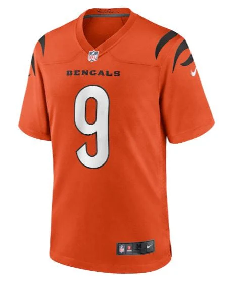 Youth Joe Burrow Cincinnati Bengals Nike Orange Game Jersey - Unisex - Image 3